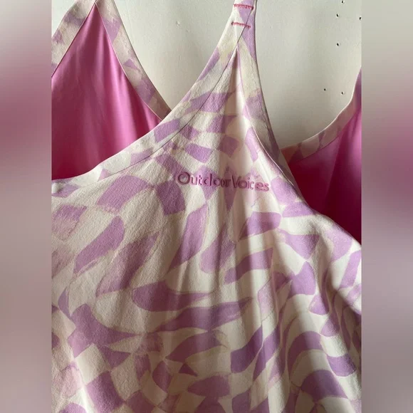 pink dress pic Pink/White Flirty & Flare Dress - Chic Babydoll Style, Extra Large Ellae Lisque - Elegant Dress for Birthdays & Date Nights main image 0